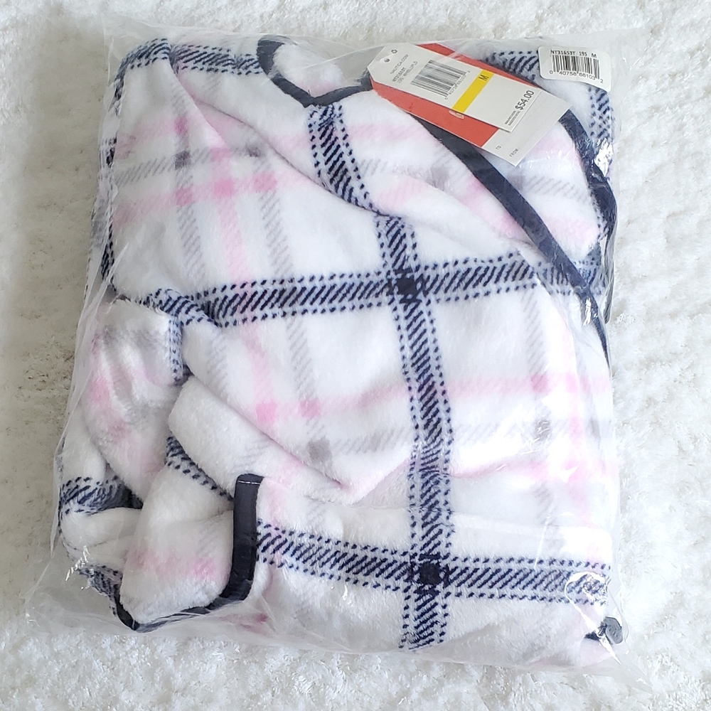 NAUTICA WOMEN'S HOODED FLEECE PAJAMA SIZE M - Picture 3 of 5